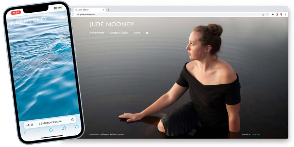 jude mooney website design and development by lobstervine