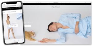 loup charmant website by lobstervine web design