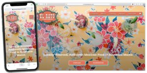 El Rayo Taqueria website by Lobstervine